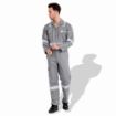 Picture of Flame Retardant F1023 Cotton Pre Shrink 240 GSM Coverall With Reflective Tape