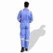 Picture of Flame Retardant F1023 Cotton Pre Shrink 240 GSM Coverall With Reflective Tape