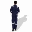 Picture of Flame Retardant F1023 Cotton Pre Shrink 240 GSM Coverall With Reflective Tape