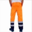 Prime Captain HVF3101 Polycotton High Visibility Reflective Tape Fluorescent Trouser