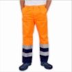 Prime Captain HVF3101 Polycotton High Visibility Reflective Tape Fluorescent Trouser