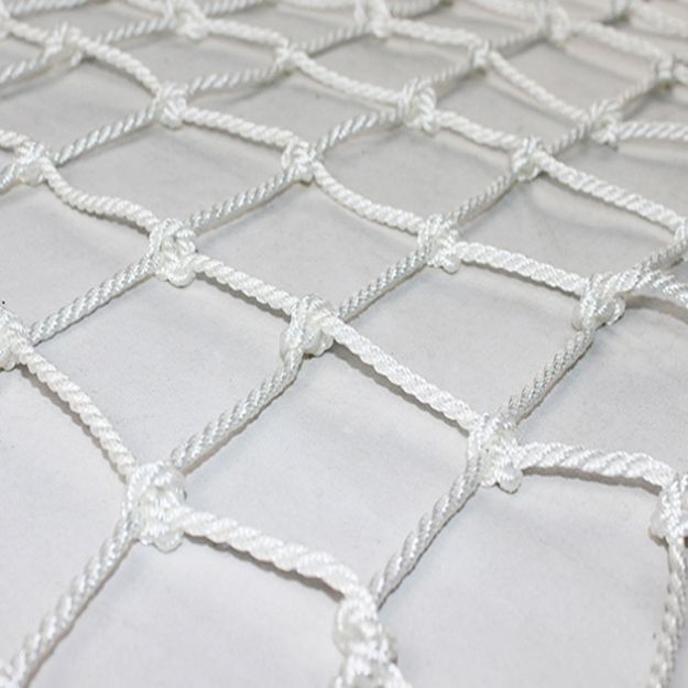 Heavy Duty Polyester Braided and Twisted Diamond Knotted Fall Protection Safety Net for Construction