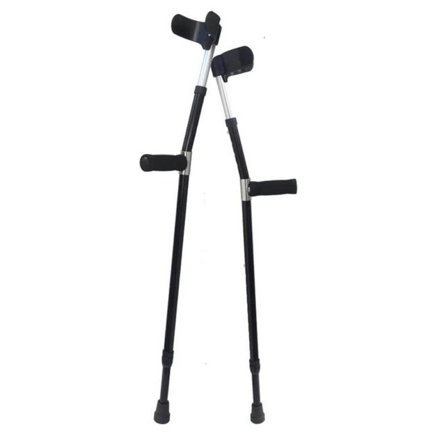 Picture of Lightweight Comfortable Grip Elbow Walking Stick Crutches