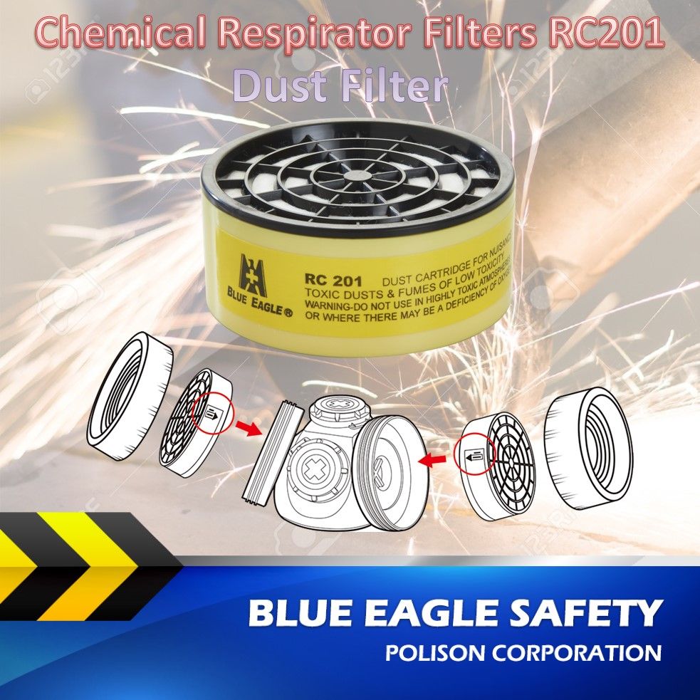 Buy Blue Eagle RC201 Dust Cartridge Filter for Respirators Online in ...