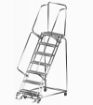 Picture of ALUMINUM WAREHOUSE ROLLING LADDER