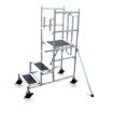 Heavy Duty Aluminium Alloy Portable Mobile Scaffolding Safety Podium Steps Tower Trolley