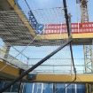 Heavy Duty Polyester Braided and Twisted Diamond Knotted Fall Protection Safety Net for Construction