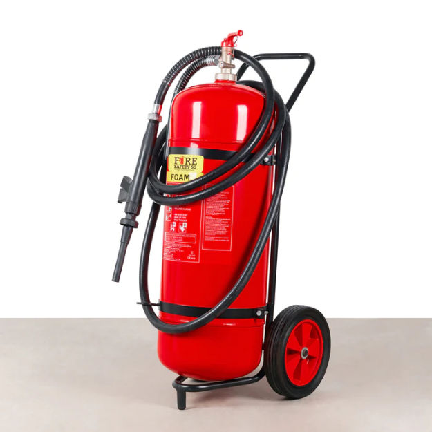 25 Liters AFFF Aqueous Film Forming Foam Fire Extinguisher With Wheeled Trolley