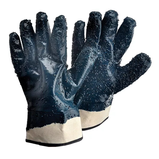 Safeyear FL7042 Rough Textured Nitrile Coated General Purpose Safety Gloves 