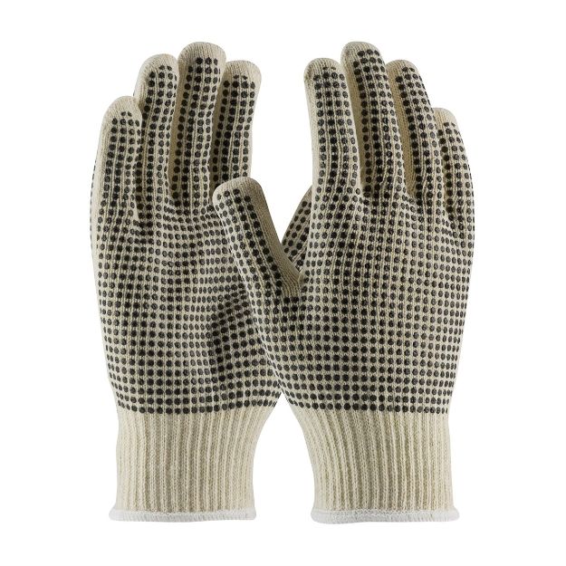 SAFEYEAR Double Side PVC Dotted Knit Cotton Work Gloves