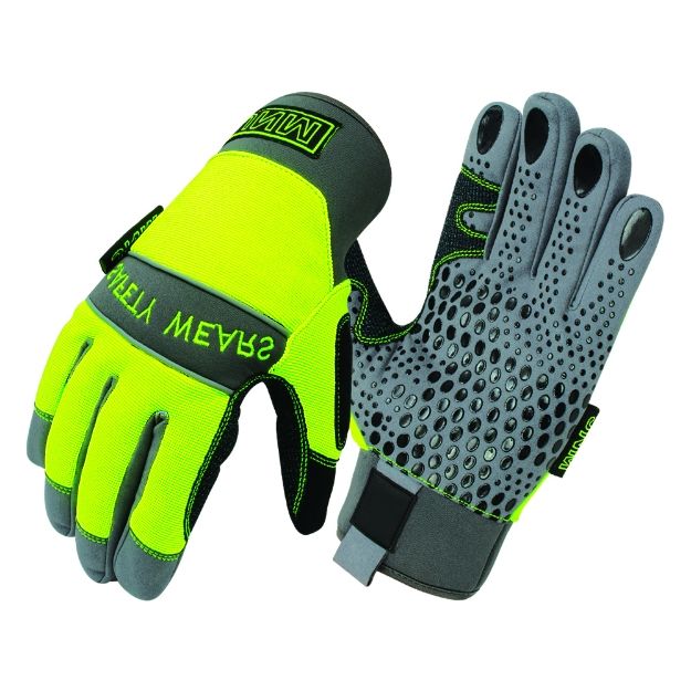 Besto 1040 Slip & Impact Resistant Mechanical Hazard Safety Leather Work Gloves