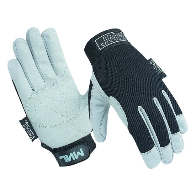 Besto 1041 Slip & Impact Resistant Mechanical Hazard Safety Leather Work Gloves