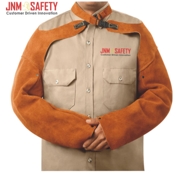 JNM8019 Heat Resistant Welding Leather Arm Sleeves