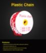 Red & White Traffic Warning Plastic Chain
