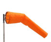 Picture of Orange Fluorescent Wind Direction Polyester Aviation Wind Sock