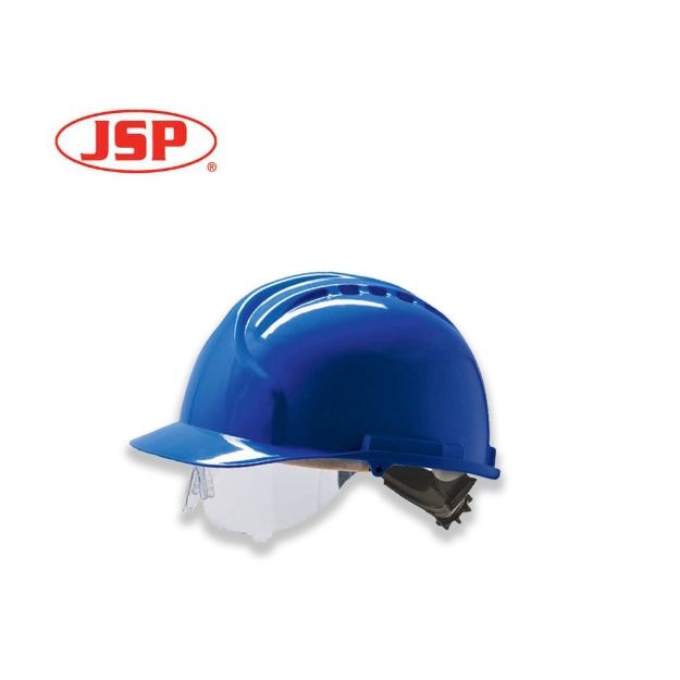 MK7 JSP Blue Electrical Safety Helmet Electrical Safety