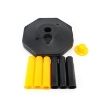 Reflective Post Cones Polyvinyl Chloride PVC Portable Traffic Safety Delineator
