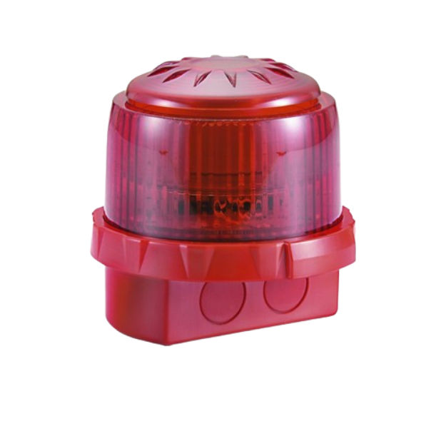 Context Plus Red Light 103dBa Polycarbonate Lens Water Resistance Emergency & Fire Equipment