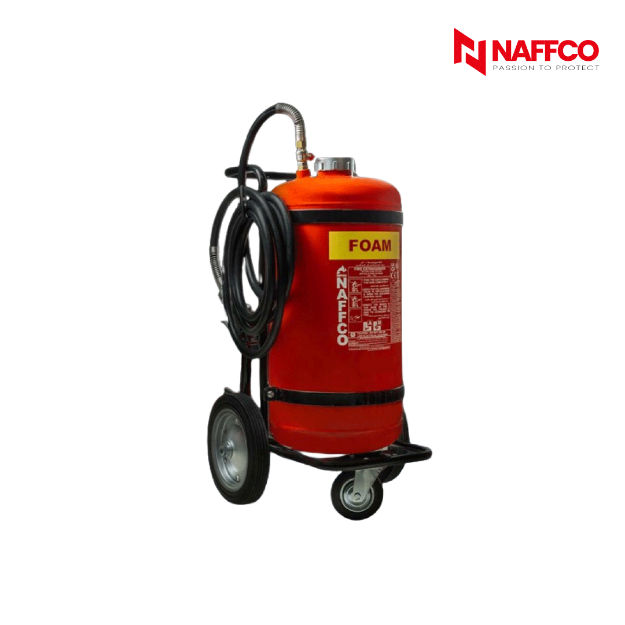 Naffco NTFC 50X 50Litre AFFF Foam Type Fire Extinguisher With Trolley
