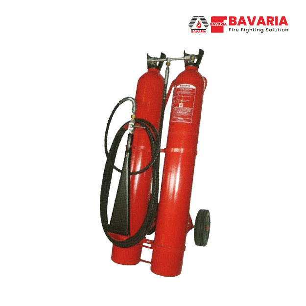 Bavaria SIGMA 60 60Kg CO2 Carbon Dioxide Fire Extinguisher With Trolley