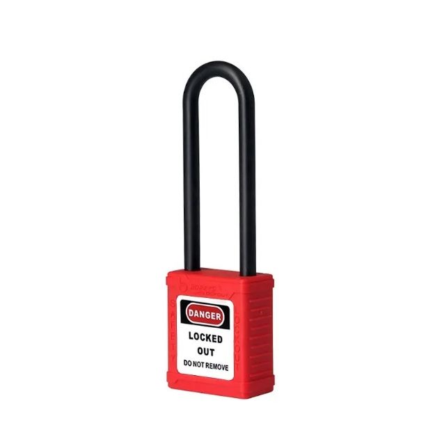 LOTO PL-G31 Nylon Long Shackle Non Conductive Lock Out Safety Padlock