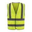 Reflective 120GSM Polyester Yellow Safety Vest