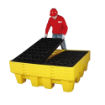 Sysbel SPP102H Polyethylene Chemical Drum Containment Spill Pallet