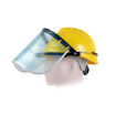Safeyear W-018 Safety Helmet with Blue Eagle A2 Bracket and FC25 Visor Face Shield