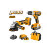 Ingco CKLI2009 Lithium Ion Cordless 20V Battery Drill With Angle Grinder Combo Kit