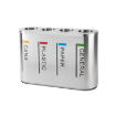 Outdoor WN-002 4in1 Multi Compartment Sustainable Stainless Steel Garbage Trash Dustbin