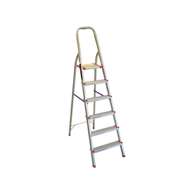 High Quality Household Aluminium A type Folding Stairs Ladder With Work Platform