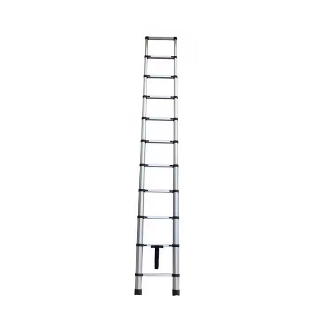 Telescopic Aluminium Straight Type Anti Slip Surface Extendable Step Ladder