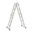 Heavy Duty Multipurpose Aluminum Foldable Extension Step Ladder 4x3 Combination Design
