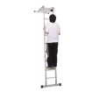 Heavy Duty Multipurpose Aluminum Foldable Extension Step Ladder 4x3 Combination Design