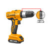Ingco CIDLI1222 Lithium-Ion Cordless 12V Rechargeable Battery Powerful Impact Drill
