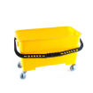 Commercial AF 8402 Plastic Rectangular Glass Cleaning Wringer Trolley Bucket