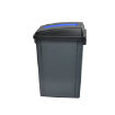 Outdoor AF07333A 60Litre Plastic Garbage 3in1 Compartment Recycle Trash Trolley Dustbin