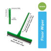 Industrial FV070 Plastic Green Rubber Squeegee Strong Handle Floor Wiper