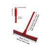 Industrial FV070 Plastic Red Rubber Squeegee Strong Handle Floor Wiper