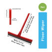 Industrial FV070 Plastic Red Rubber Squeegee Strong Handle Floor Wiper