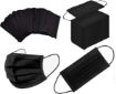 Disposable 3-ply Surgical Black Medical Protective Face Mask