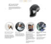 3M M 307 Respiratory Hard Hat with Premium Visor and Faceshield 