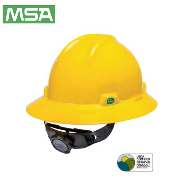 MSA V-Gard Full-Brim Hard Hat	