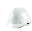 Economical Non-Ventilated Hard Hat Safety Helmet with Chin Strap