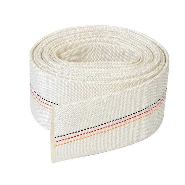 2 Inch White Canvas Fire Hose Pipe Industrial Fire Safety Hose