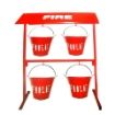 Red Metal Fire Bucket