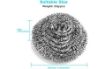 Stainless Steel Dish-Washing Scrubber Sponge – Heavy-Duty Kitchen Scouring Pad