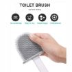 Silicon 6396 Flexible Brush With Wall Mounted Hooks Toilet Cleaner