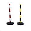 Portable Reflective Polyvinyl Chloride PVC Traffic Safety Post Cone Delineator	