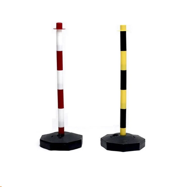 Portable Reflective Polyvinyl Chloride PVC Traffic Safety Post Cone Delineator	